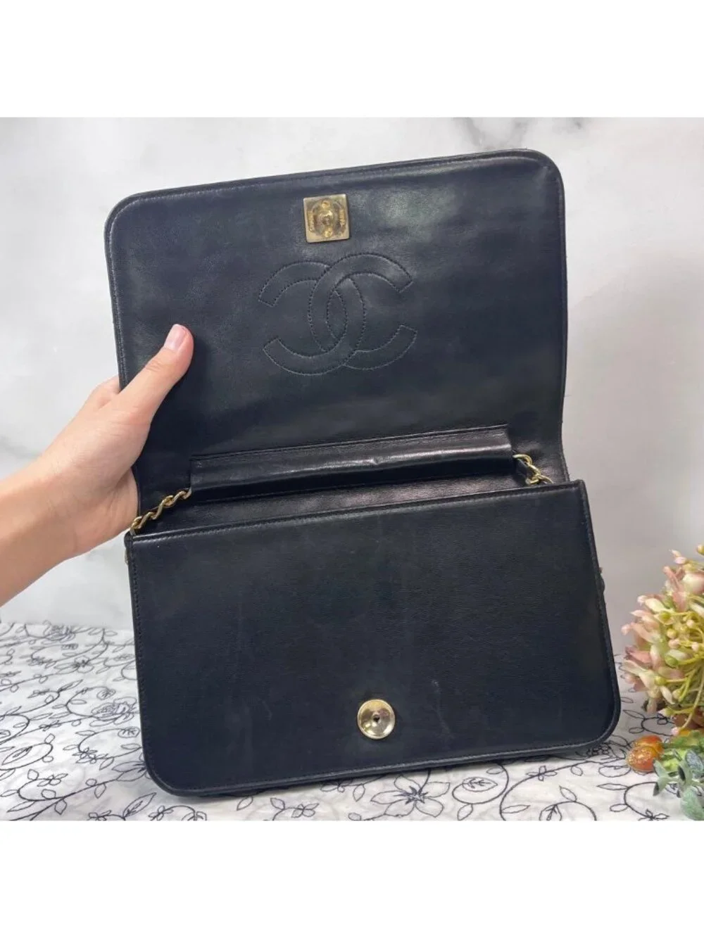 Chanel Quilted Full Flap Shoulder Bag